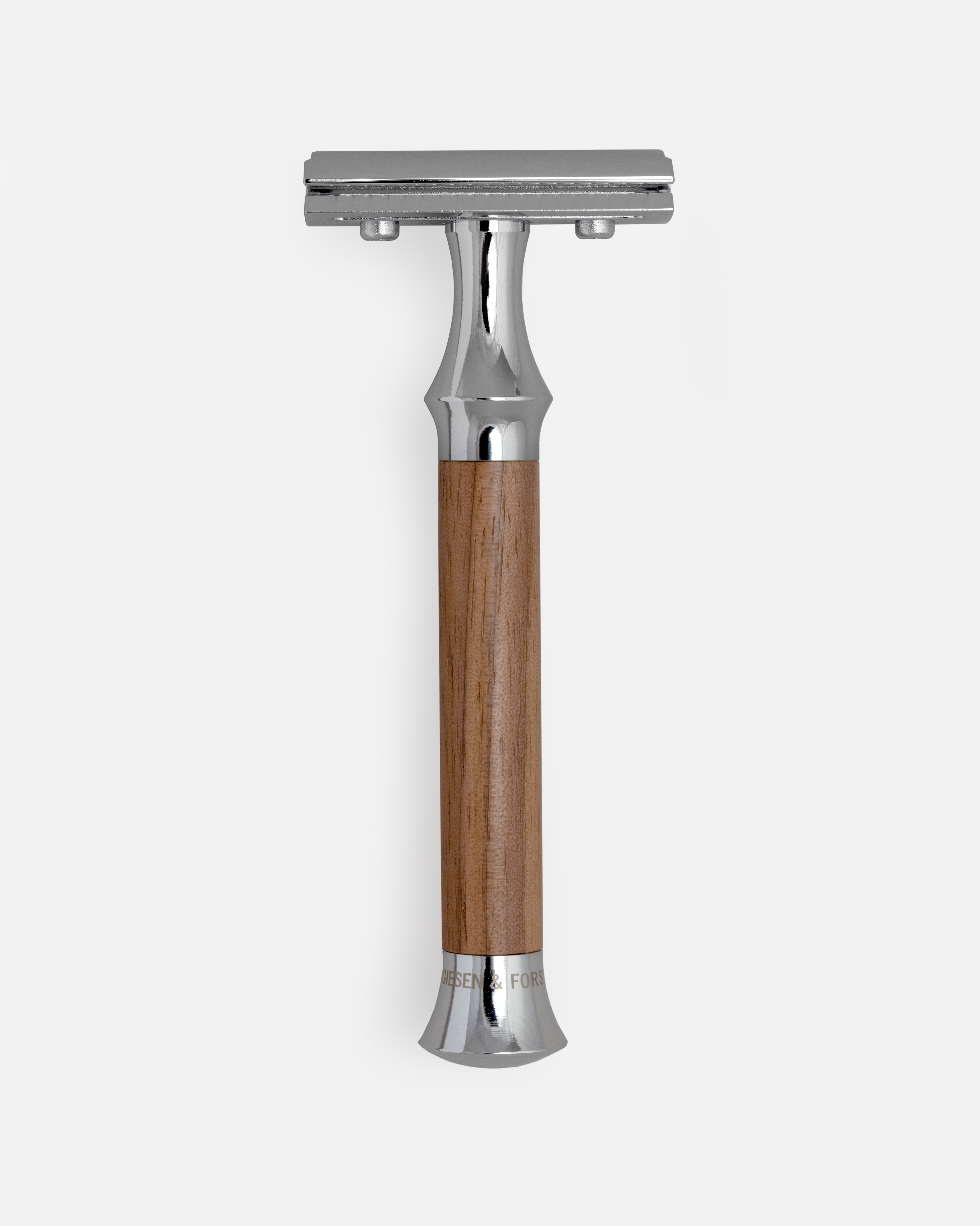 G&F Timor® Rasierhobel 1920 mit Nußbaumholzgriff 100 mm