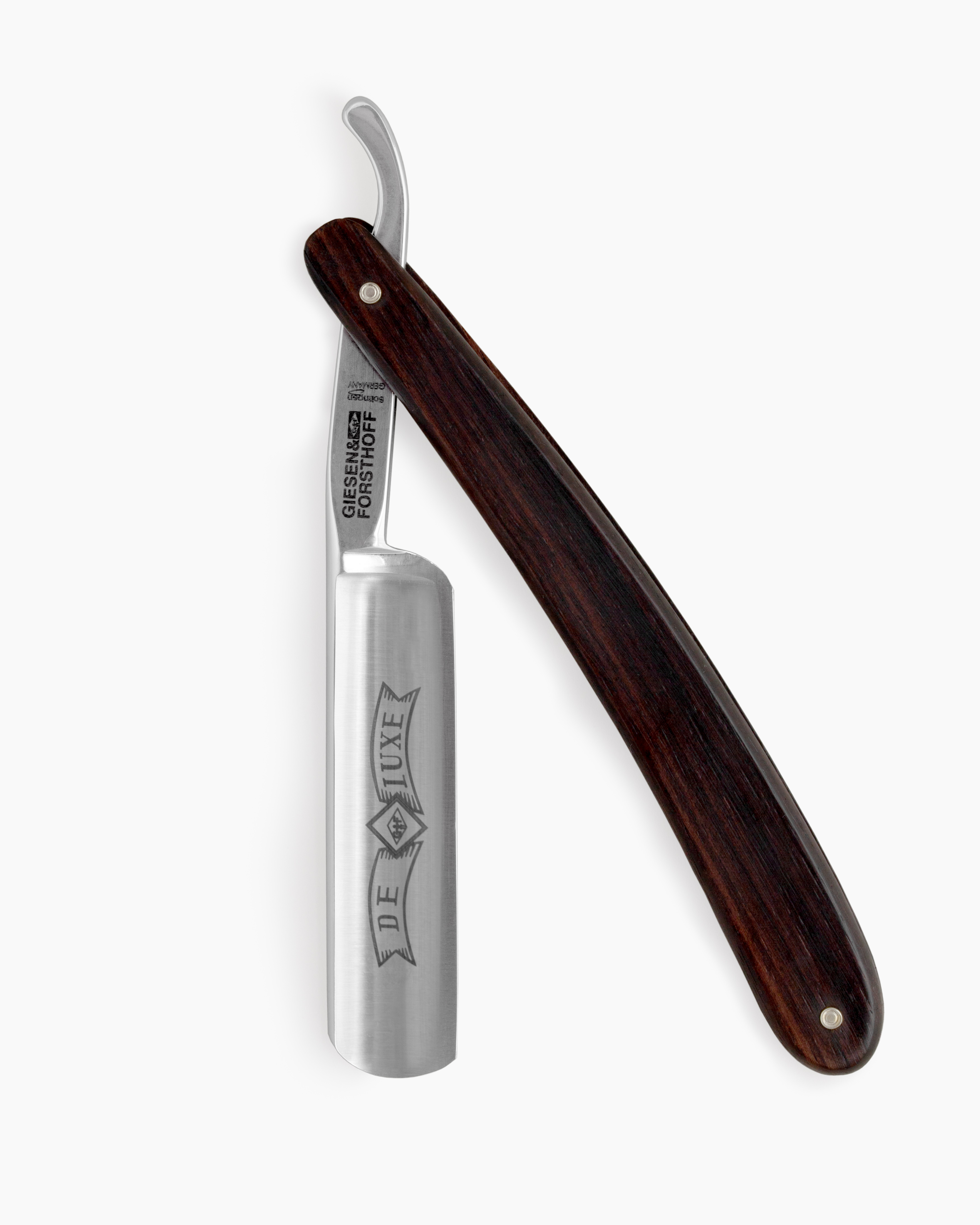 G&F Timor® Deluxe Rasiermesser 5/8 cs mit Rosenholzschale G&F Timor® Deluxe Rasiermesser 5/8 cs mit Rosenholzschale