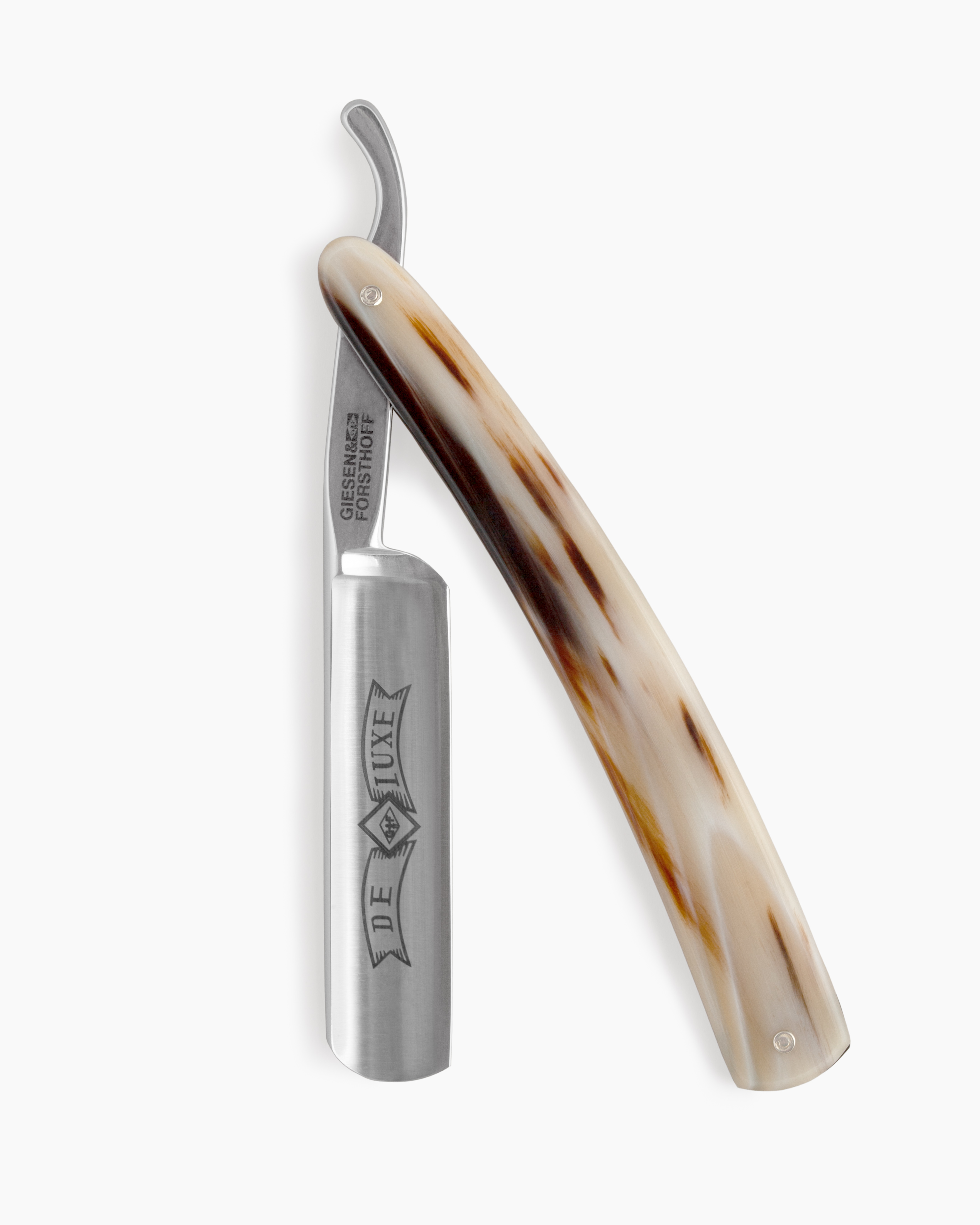 G&F Timor® Deluxe Rasiermesser 5/8 cs mit Echthornschale G&F Timor® Deluxe Rasiermesser 5/8 cs mit Echthornschale