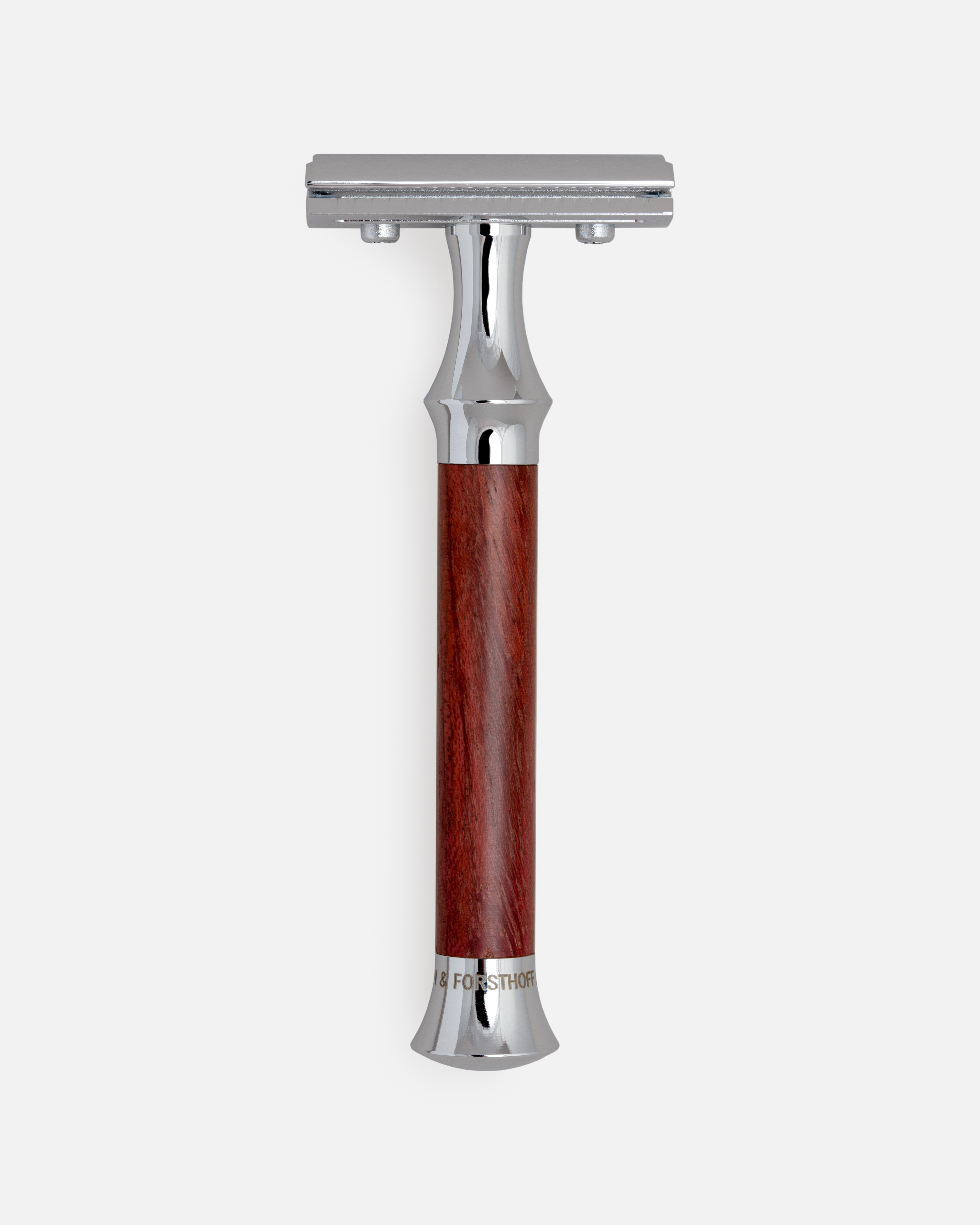 G&F Timor® Rasierhobel 1920 mit Amaranthholzgriff 100 mm