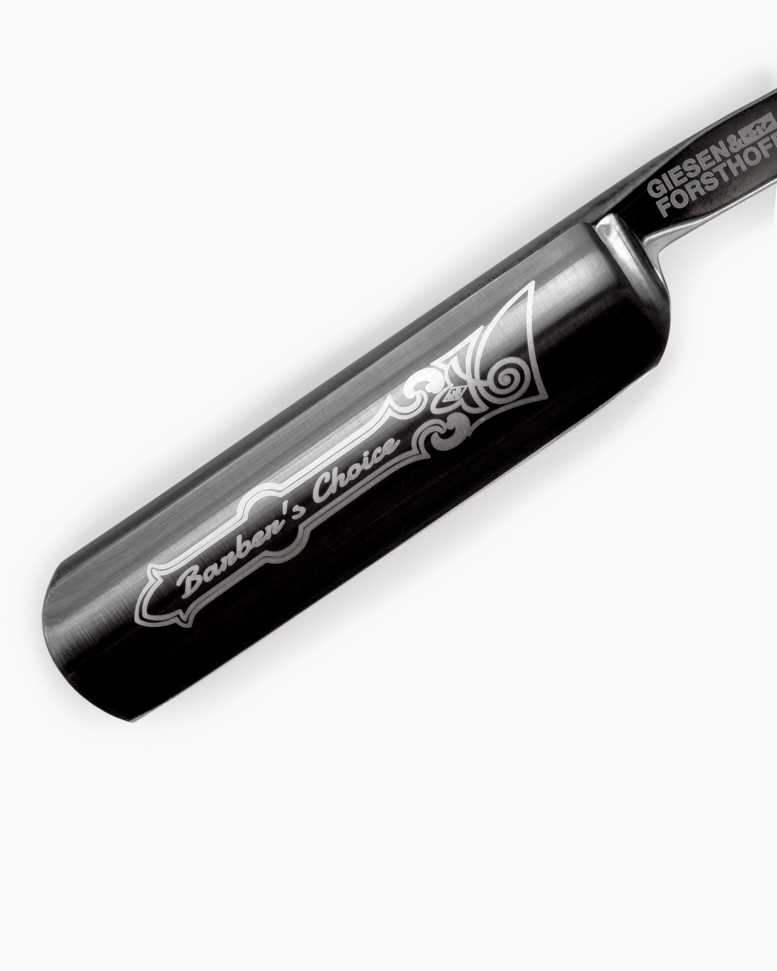 G&F Timor®Barber's Choice Rasiermesser 5/8 cs mit Carbon-Aluschale