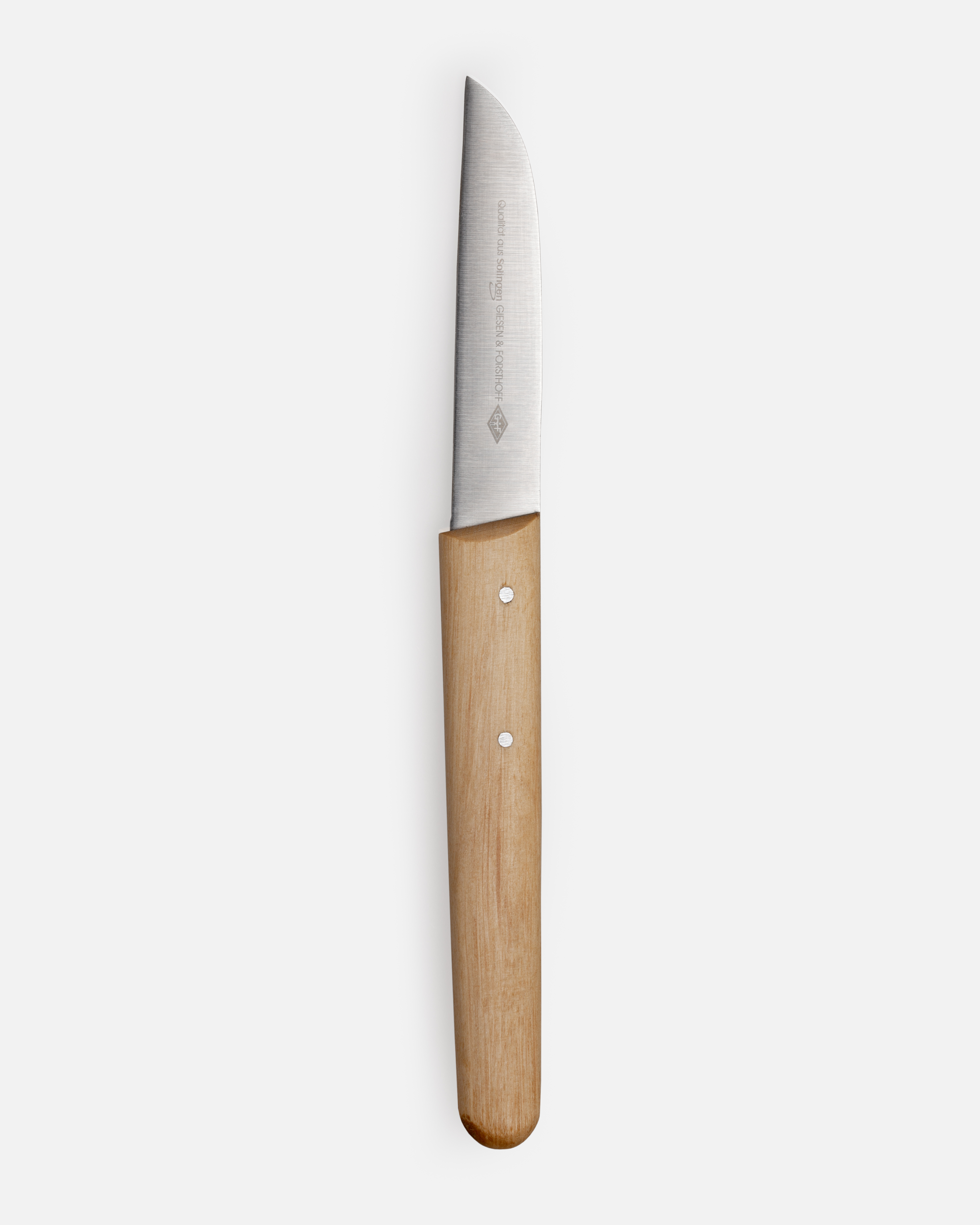 G&F Timor® Kleines Küchenmesser Zöppken mit Weißbuchenholzgriff und gerader Klinge