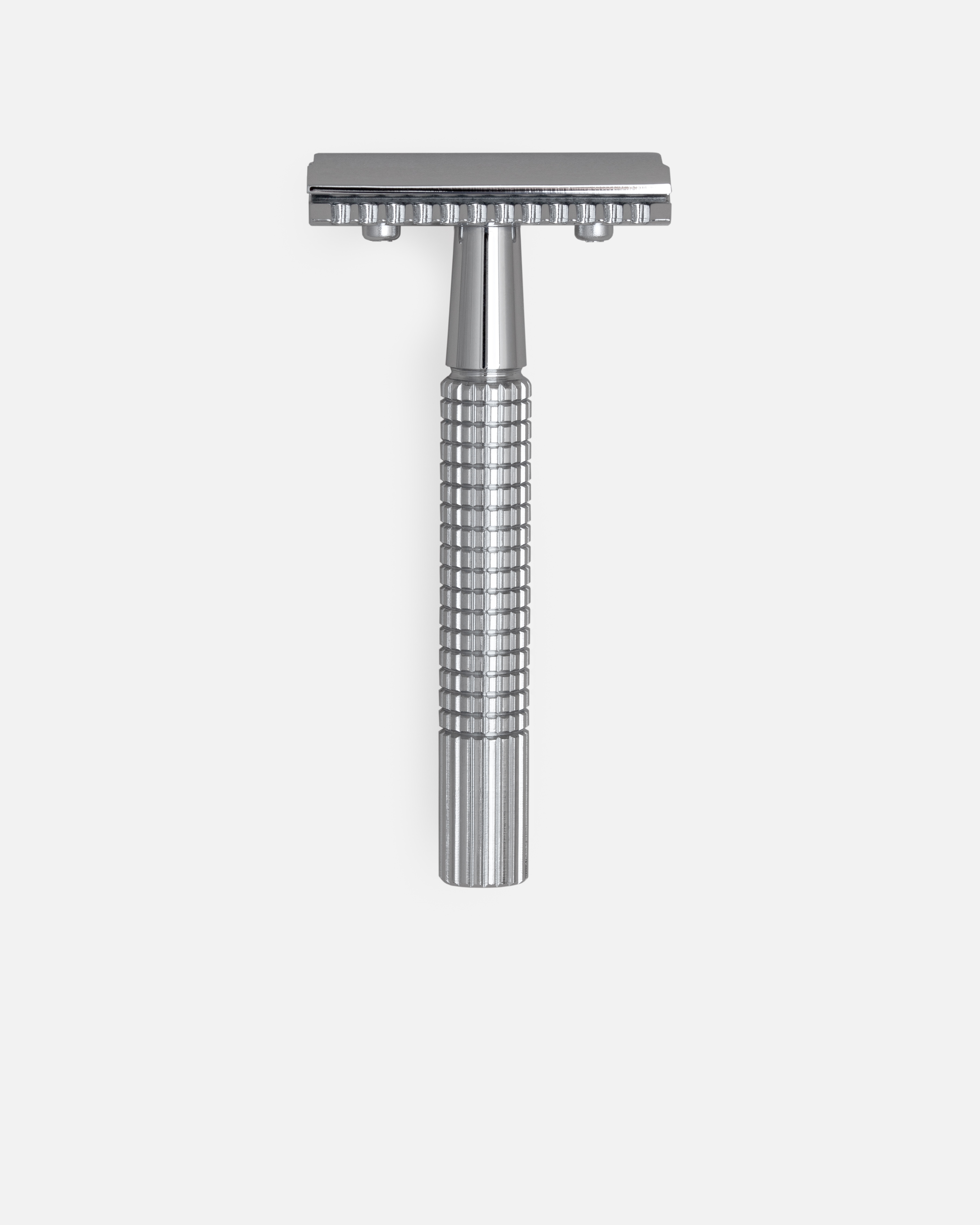 G&F Timor® Unisex Rasierhobel Pure Shaver mit verchromtem Messinggriff 80 mm