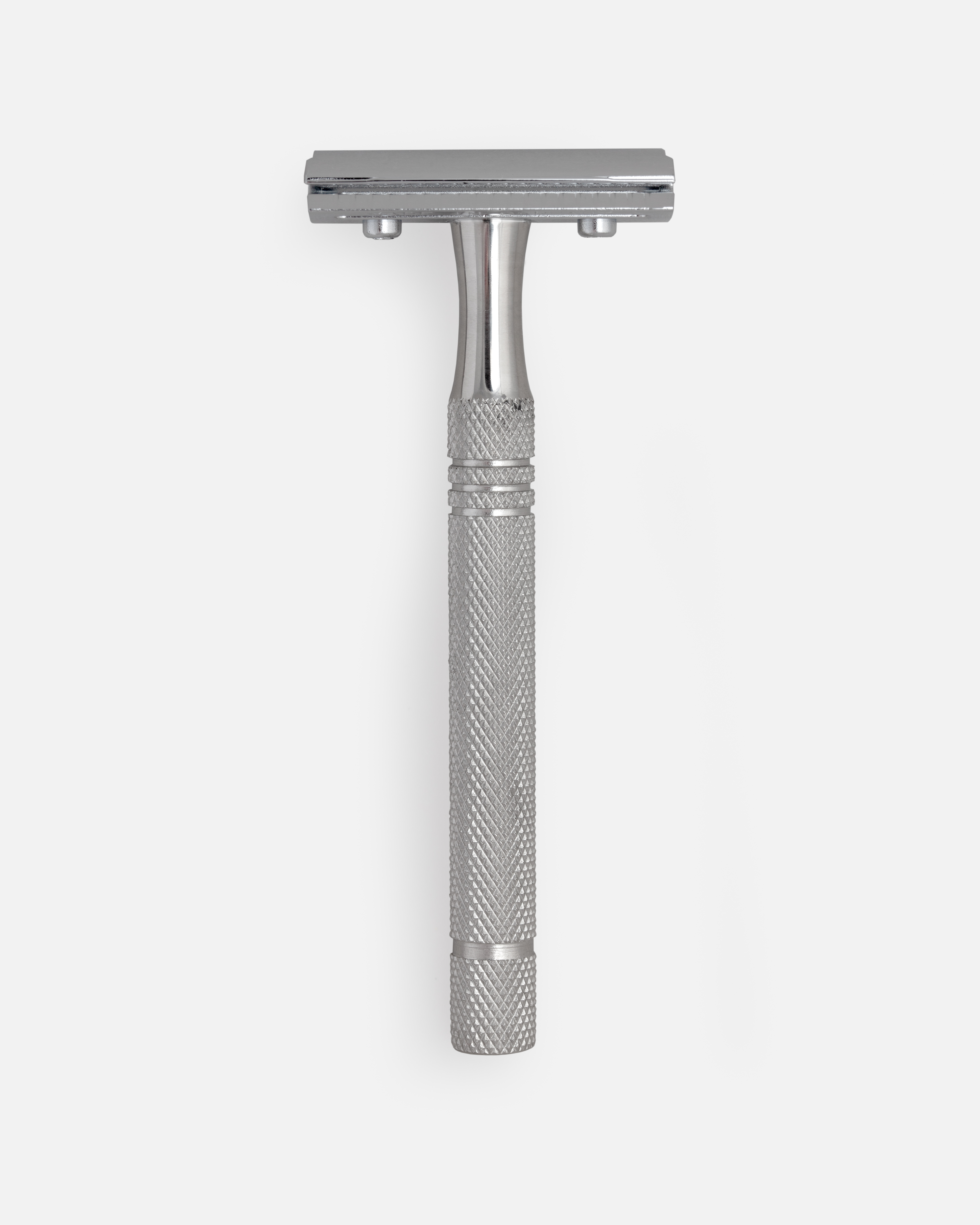G&F Timor® Unisex Rasierhobel Gentle Shaver mit langem Edelstahlgriff 100 mm