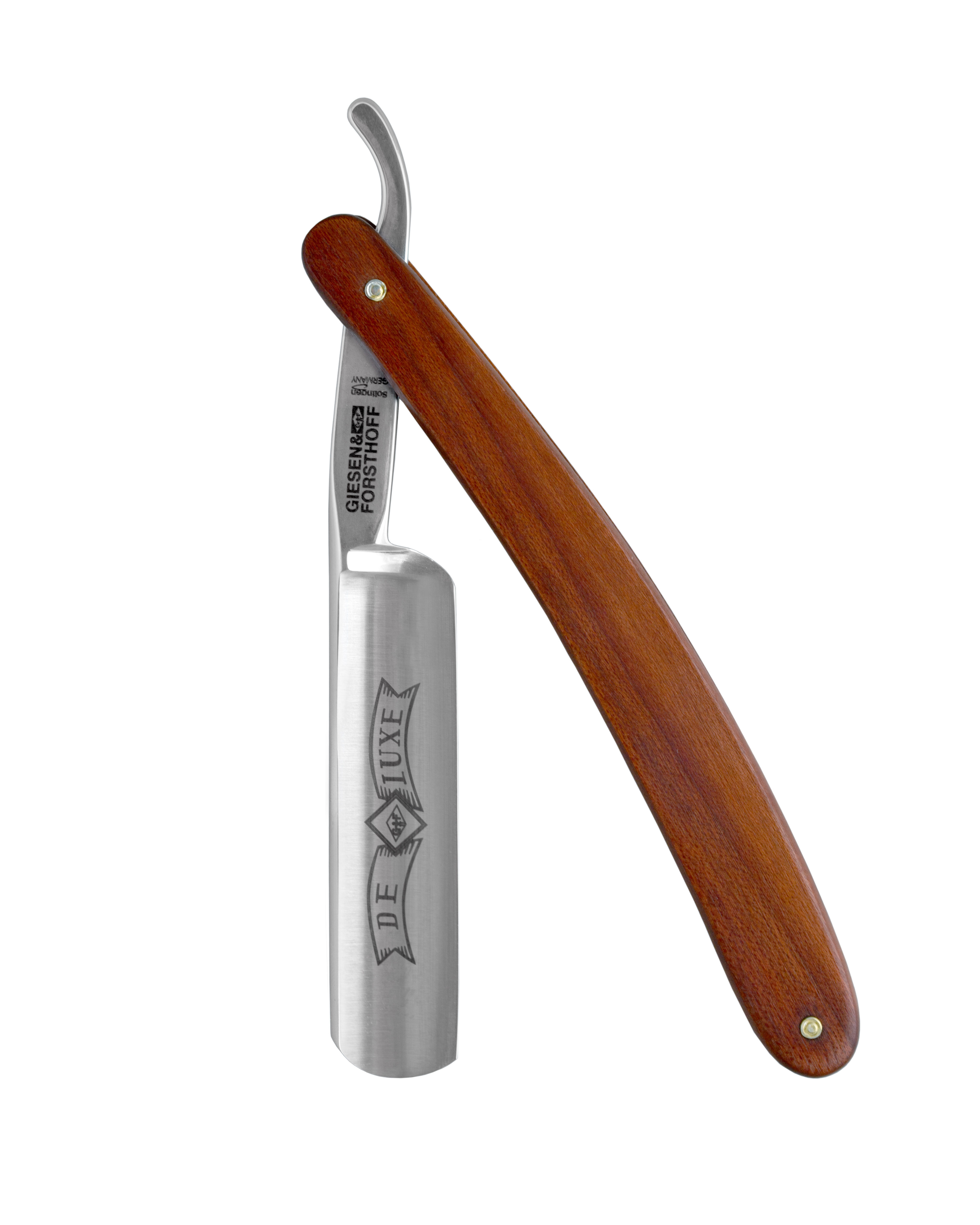 G&F Timor® Deluxe Rasiermesser 5/8 cs mit Pflaumenholzschale